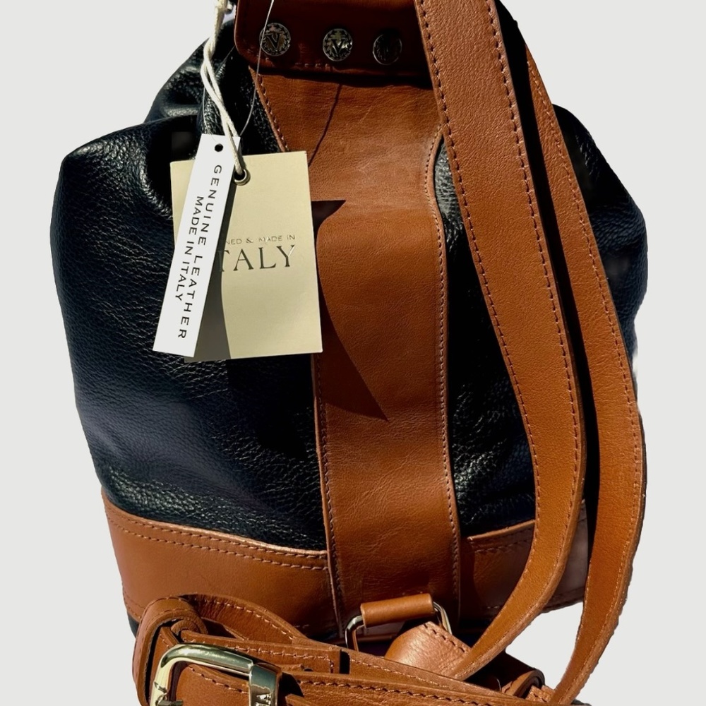 Valentina Pebble Leather Shoulder Bag (10"x11"x9")